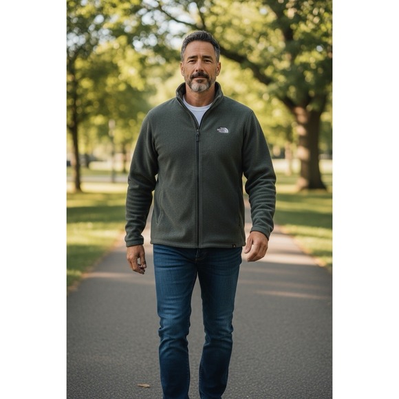 The North Face Other - The North Face Men's Full Zip Fleece Gray Size XL